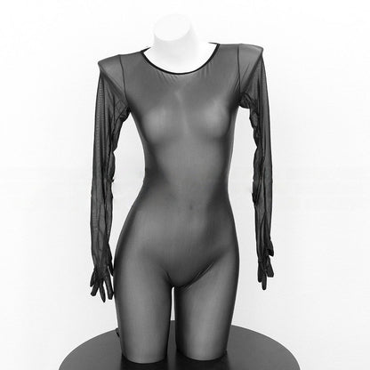Futuristic Agent 01 Cutout Bodysuit