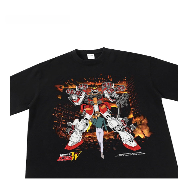Pure Cotton Mobile Suit Gundam Retro T-shirt