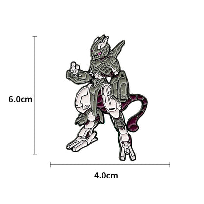 Classic Japanese Anime Spirit Beast Metal Pin Badge