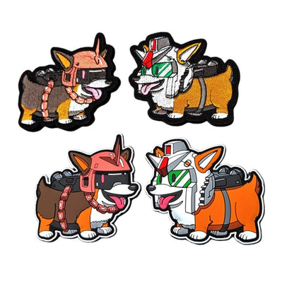 Mecha Corgi Glow Tactical Morale Patch