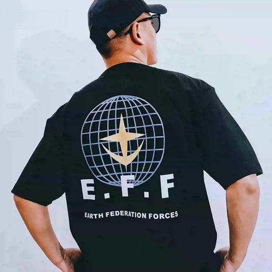 Pure Cotton Mobile Suit Gundam E.F.F Tshirt