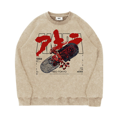 Reiner Baumwollpullover „Offensichtlich gestohlen“ von Kusanagi CT-3X