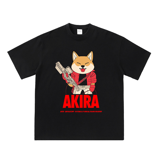 Pure Cotton Akira Shiba Inu T-shirt