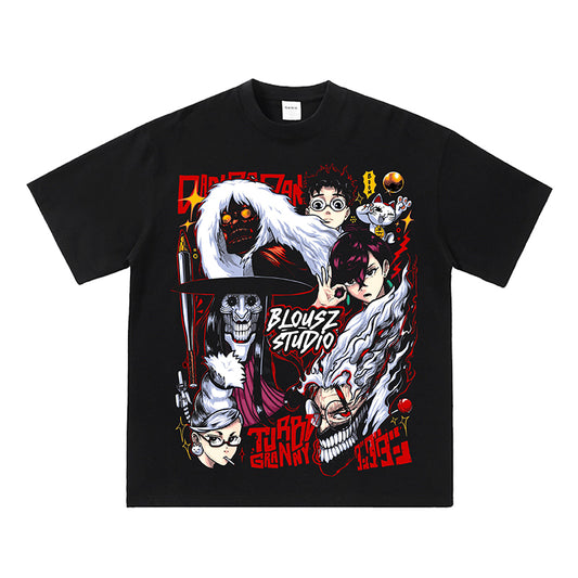 Pure Cotton Dandadan Anime Graphic T-shirt