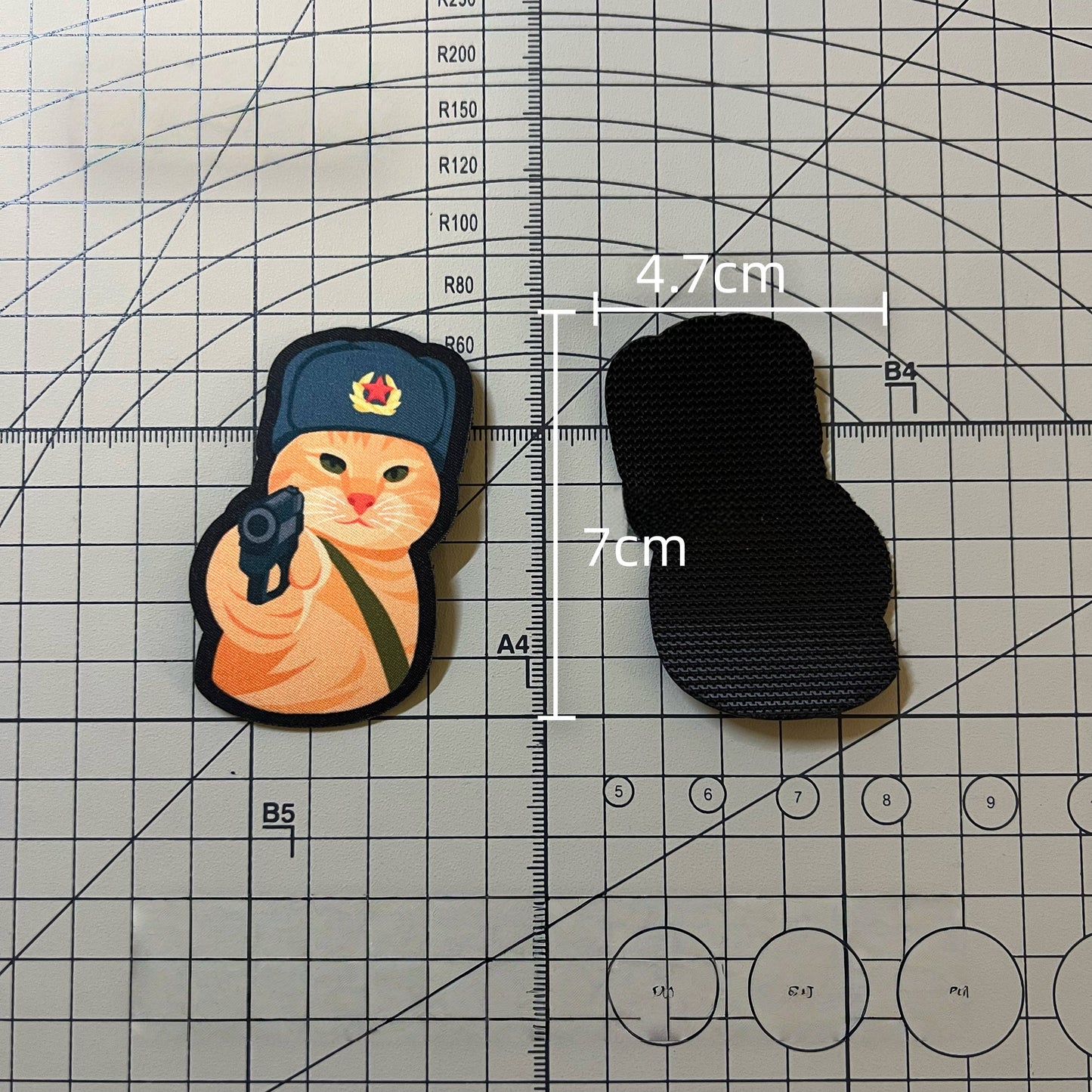 Commissar Style Cat Tactical Morale Patch