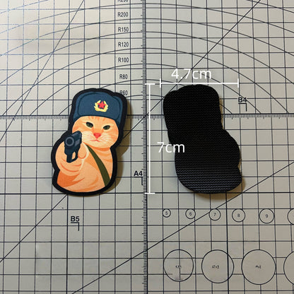 Commissar Style Cat Tactical Morale Patch