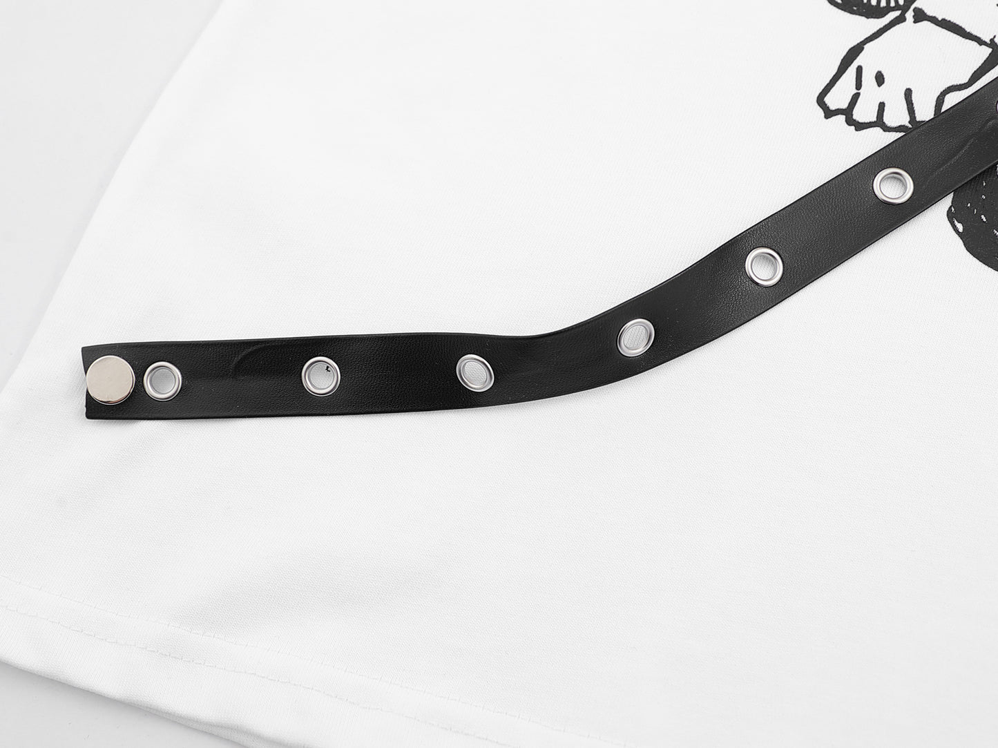 Camiseta de manga comprida Dandadan de algodão puro com estética fofa