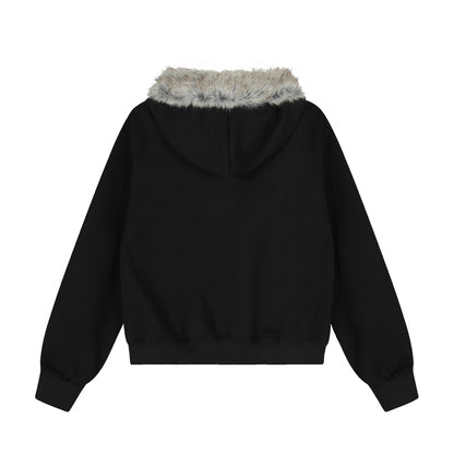 Death Note Misa Amane Faux-Fur Collar Hoodie