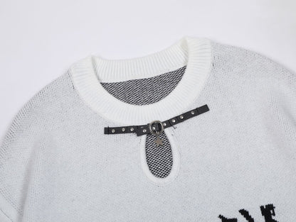 Puur katoenen Dandadan schattig esthetisch T-shirt met lange mouwen