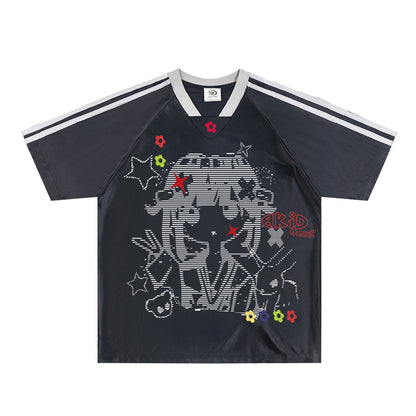 Camiseta de manga larga estética Dandadan de puro algodón