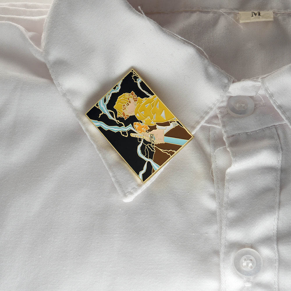 Zenitsu Metal Pin