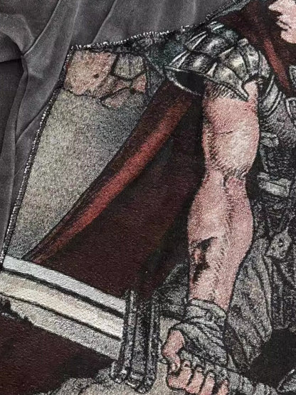 Sweat à capuche gothique à col en fourrure