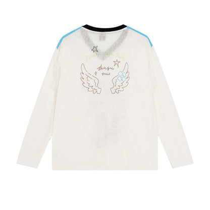 Kawaii Anime Girl Gaphic Long Sleeve T-Shirt