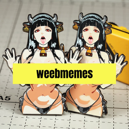 Cowgirl Metal Enamel Pin