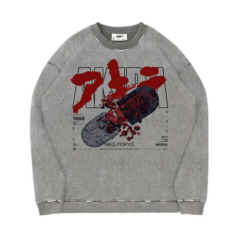 Reiner Baumwollpullover „Offensichtlich gestohlen“ von Kusanagi CT-3X