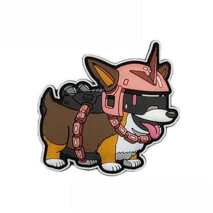 Mecha Corgi Glow Tactical Morale Patch