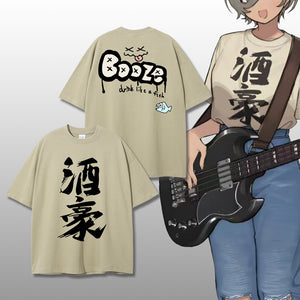 T-shirt à manches longues en pur coton Dandadan, mignon et esthétique