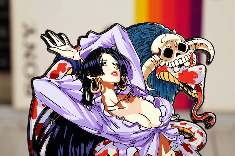 One Piece Empress Boa Hancock Metal Enamel Pin