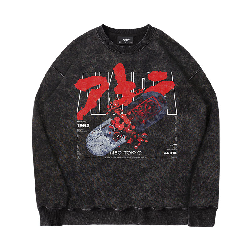 Reiner Baumwollpullover „Offensichtlich gestohlen“ von Kusanagi CT-3X