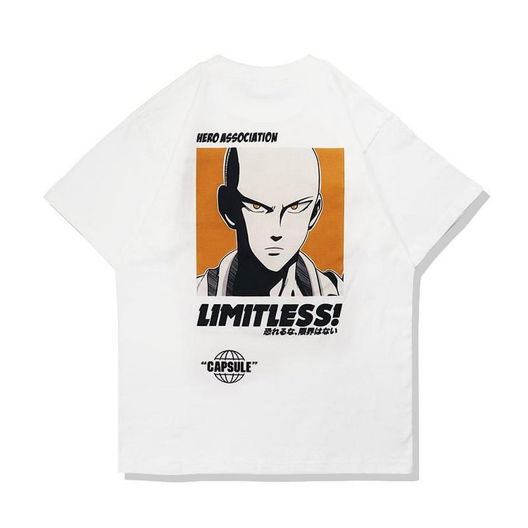 T-shirt en pur coton One Punch Man Saitama