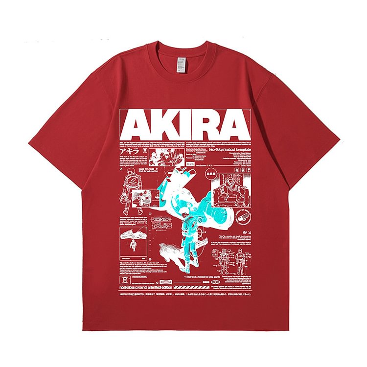 T-shirt esthétique Akira pur coton