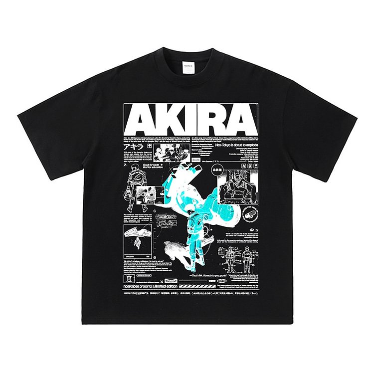 T-shirt esthétique Akira pur coton