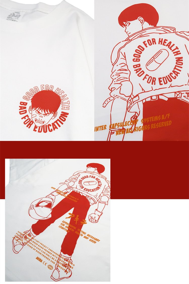 Pure Cotton Akira Graphic T-shirt