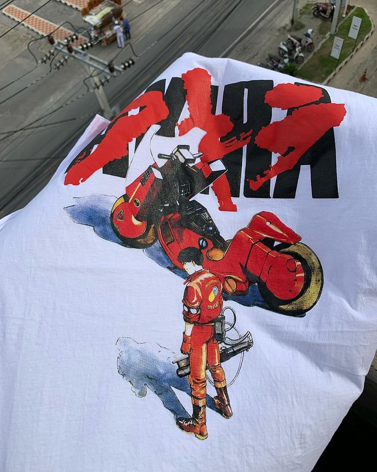 T-shirt Akira Kaneda Shotaro pur coton