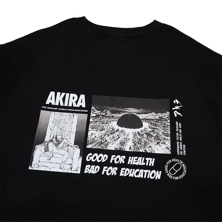 T-shirt graphique rétro Akira 100 % coton