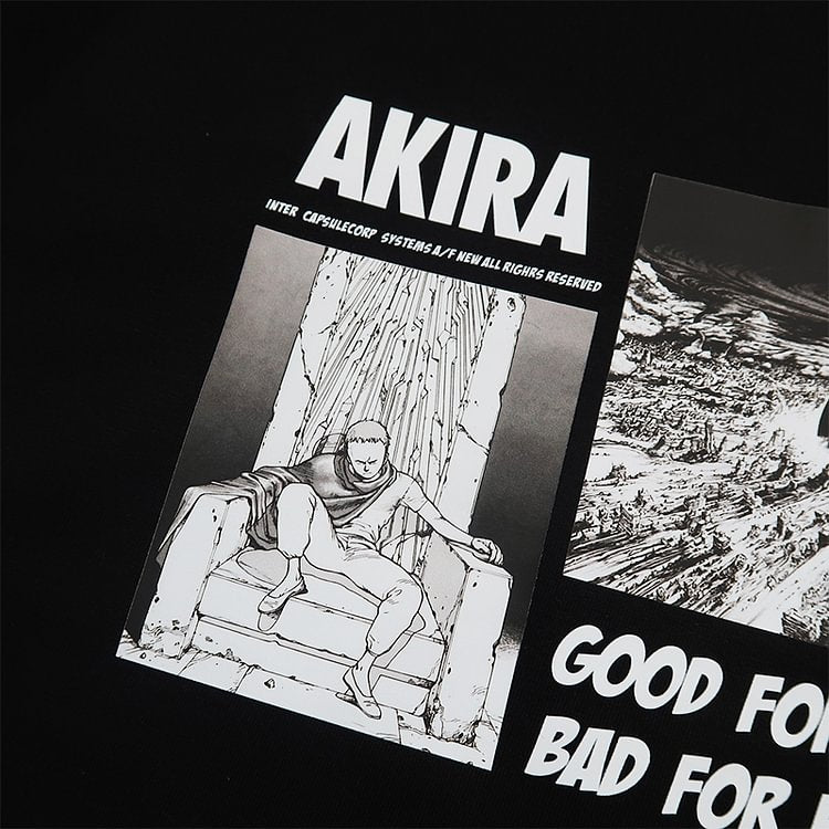 T-shirt graphique rétro Akira 100 % coton