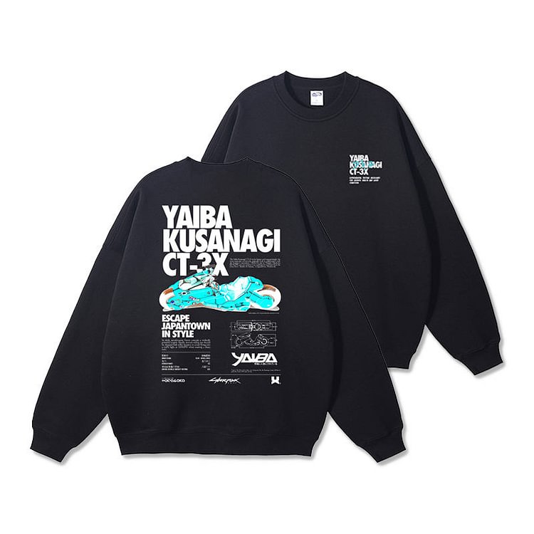 Pull Akira Yaiba Kusanagi CT-3X en pur coton