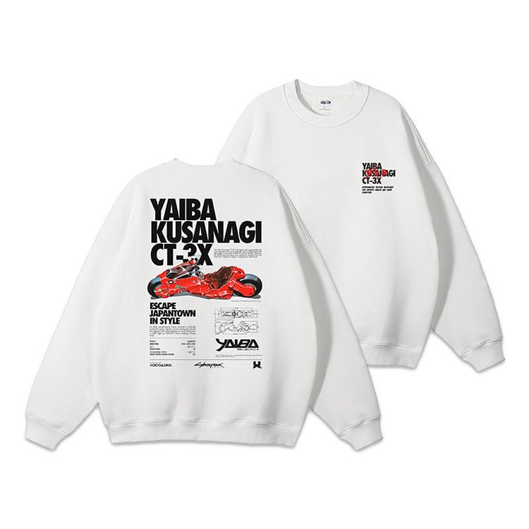 Pull Akira Yaiba Kusanagi CT-3X en pur coton