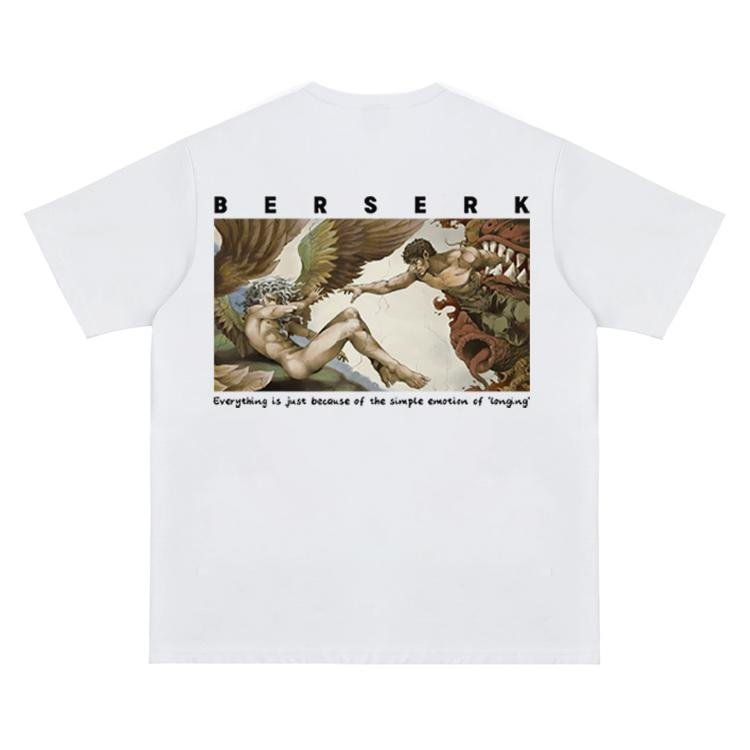 Pure Cotton Berserk Guts Griffith DTG Printed T-shirt