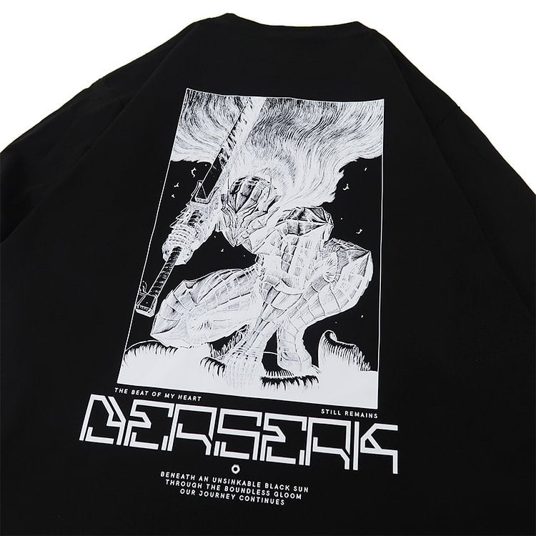 T-shirt Berserk 100 % coton à manches longues