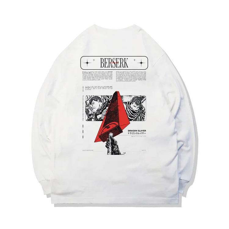 Pure Cotton Berserk Long Sleeve T-shirt