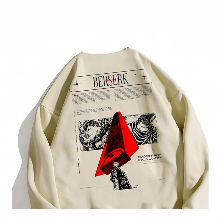 Pure Cotton Berserk Pullover Hoodie