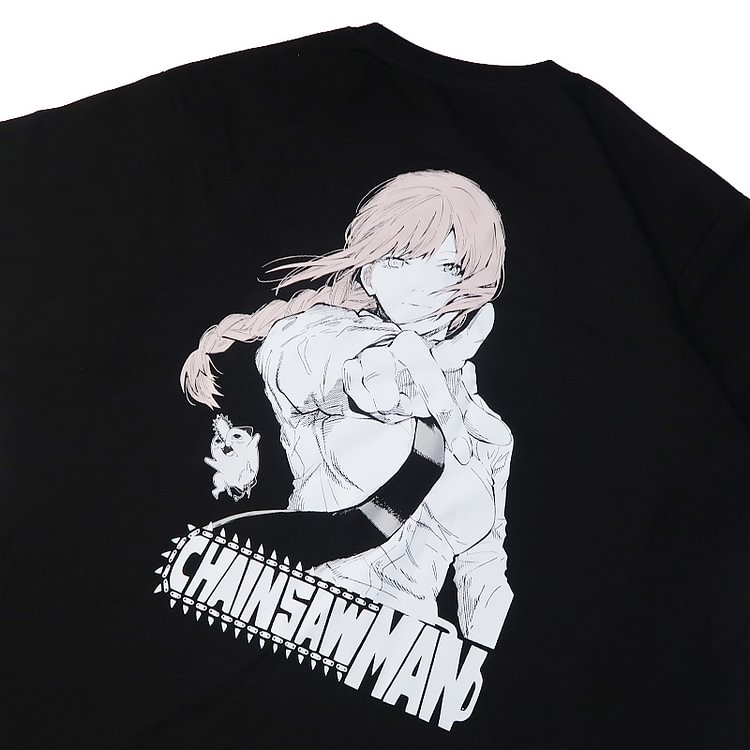 Pure Cotton Chainsaw Man Makima T-shirt