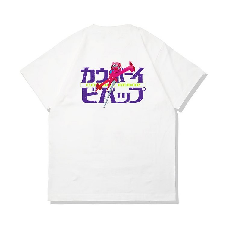 Maglietta in puro cotone con logo Cowboy Bebop