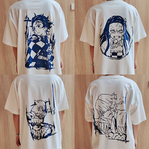 Pure Cotton Demon Slayer Anime T-skjorte