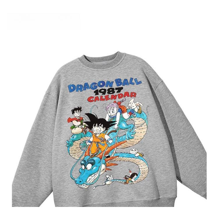 Pull Dragon Ball 1987 en pur coton avec calendrier