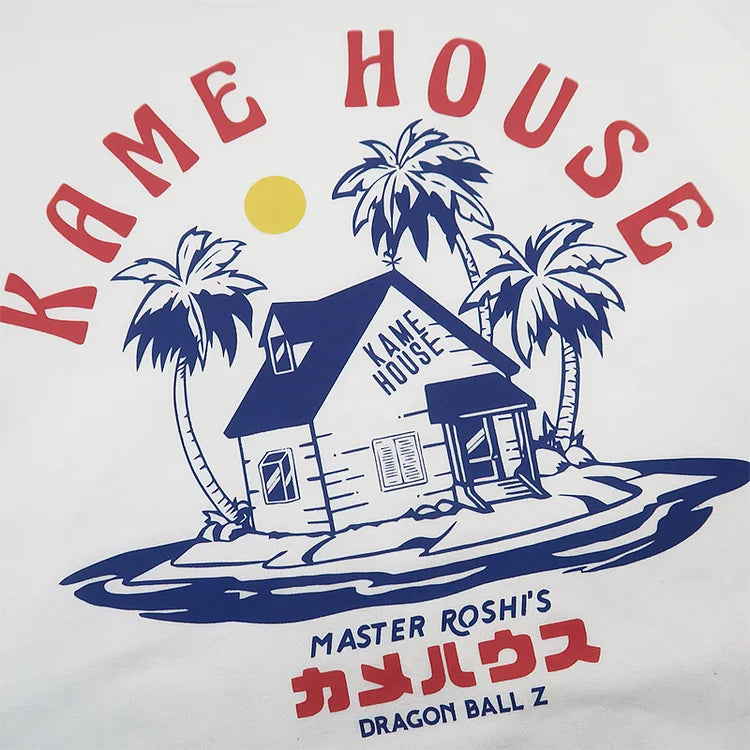 T-shirt Dragon Ball Kame House en pur coton