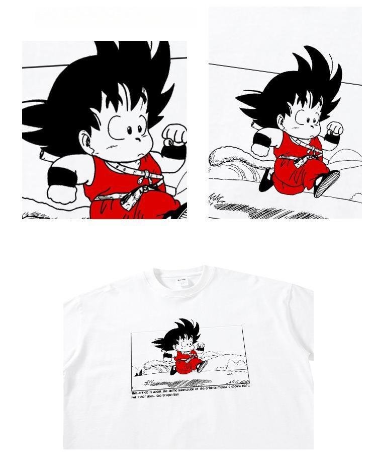 T-shirt Dragon Ball Petit Goku pur coton