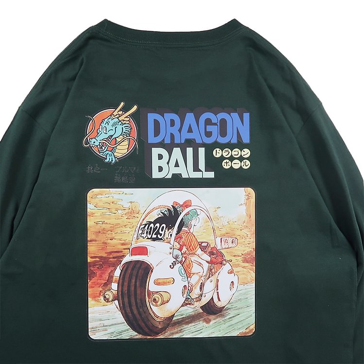 T-shirt Dragon Ball 100 % coton à manches longues