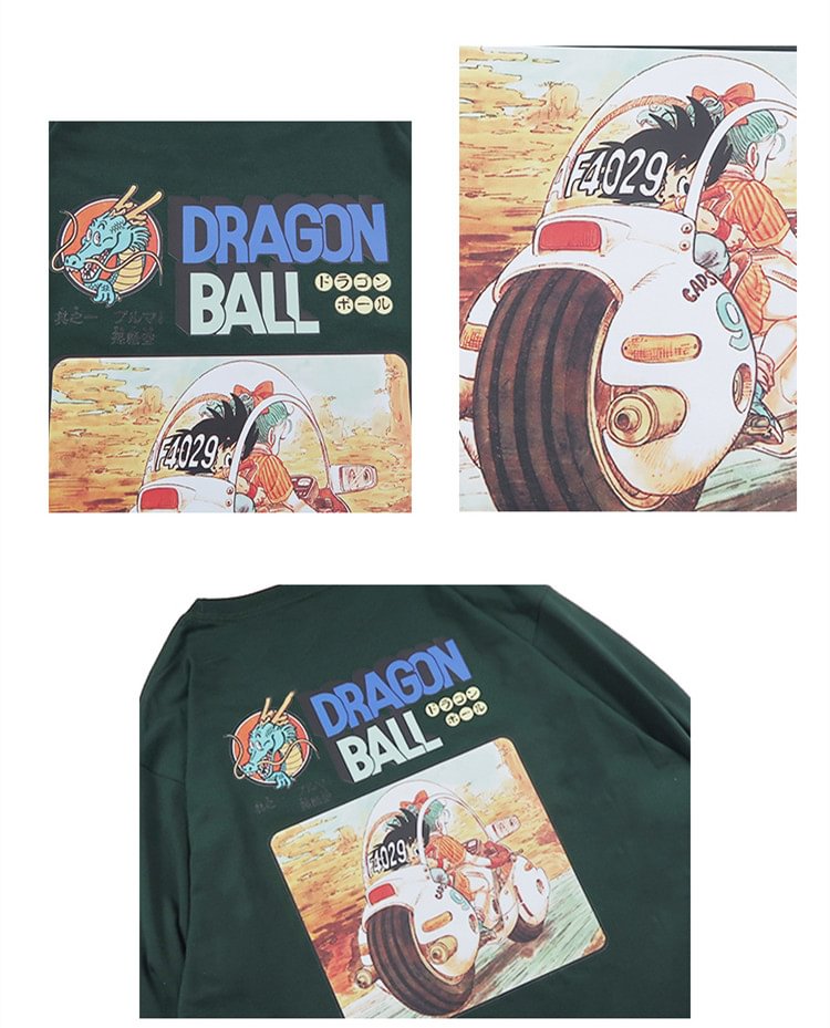 Pure Cotton Dragon Ball Long Sleeve T-shirt