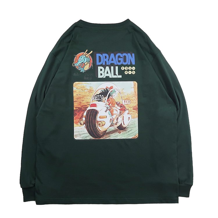 T-shirt Dragon Ball 100 % coton à manches longues