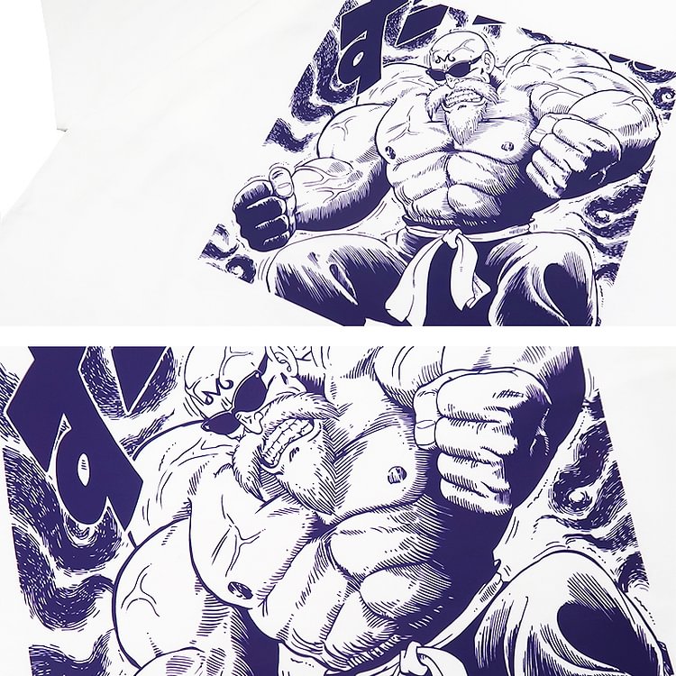 T-shirt Dragon Ball Master Roshi pur coton