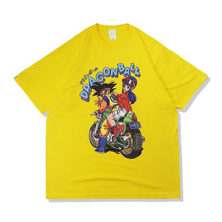 T-shirt rétro Dragon Ball pur coton