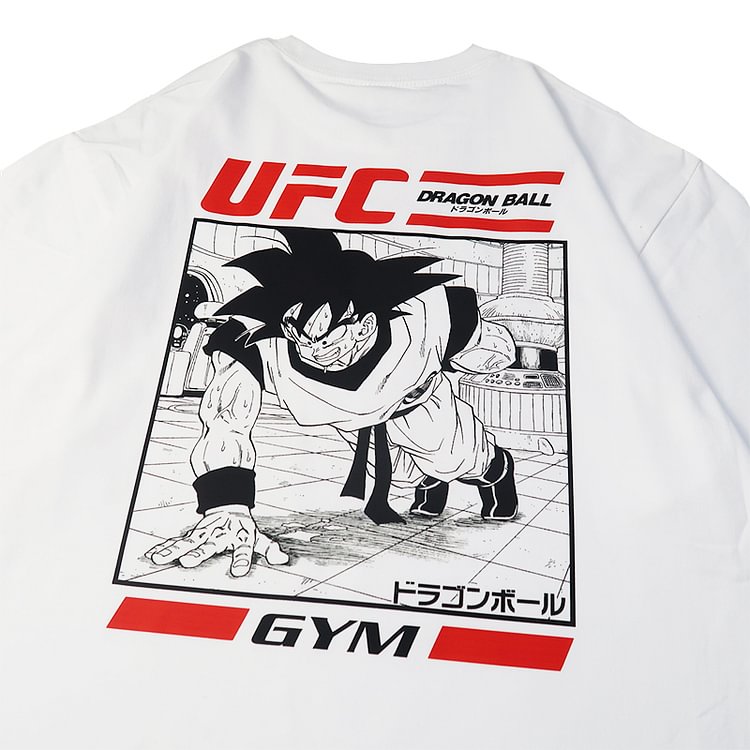 T-shirt Dragon Ball UFC Goku pur coton