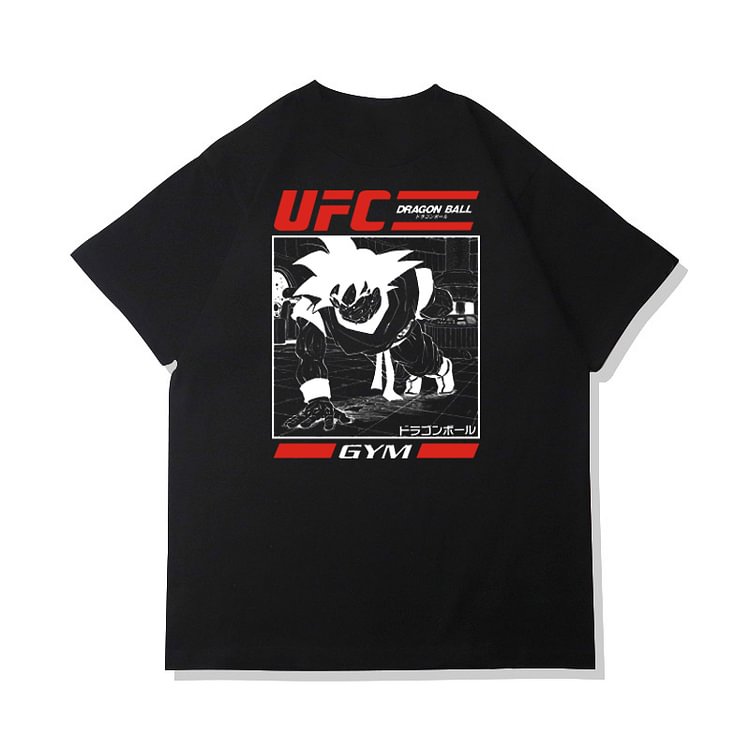 T-shirt Dragon Ball UFC Goku pur coton