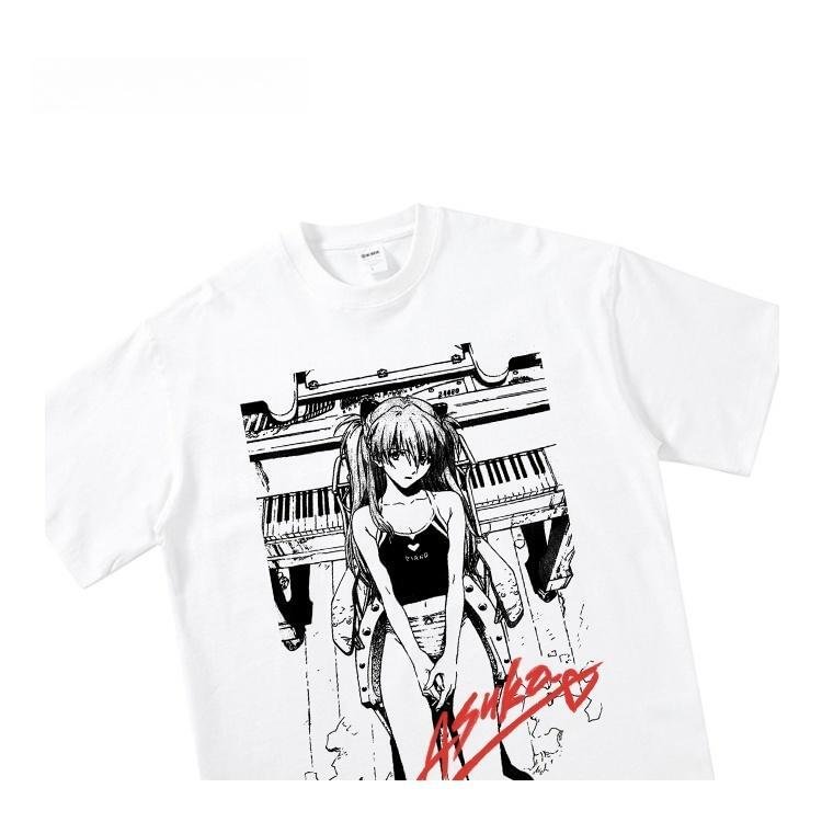 Pure Cotton Eva Asuka Aesthetic T-shirt